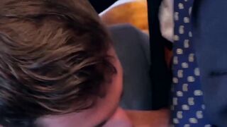 PlayingMen.com - Stud gets his butt hole drilled by businessman as he moans with plea