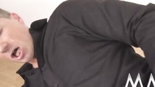 Blonde Bombshell gets boned on the table