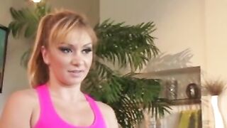 Stepdaughter Sofie Carter seduced by naughty MILF Lea Lexis
