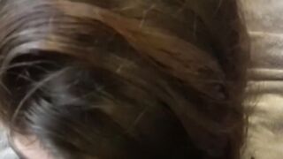 Young babe Vanesa Vyne cum sprayed after threesome sex