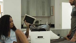 Pornstar Scarlit Scandal rides huge dick after oral sex