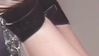 Stunning babe moans during hardcore lesbian BDSM session
