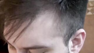 Straight bearded guy Joe satisfies Angels cravings by drilling his ass
