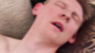 Flat chested trans babe passionately ass fucked from behind