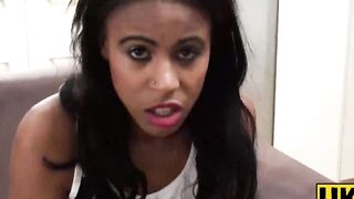 UKSubSluts.com - Fantastic ebony's need for hard prick inside her warm pussy