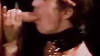 Kinky homosexual Jenning gets tag team fucked by two muscular dudes