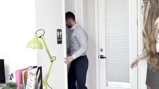 Kyaa Chimera teaches Mike Mancini some naughty office etiquette