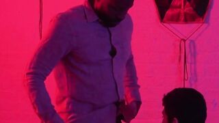SayUncleNetwork.com - Huge ebony cock bare pounds young man's ass doggy style