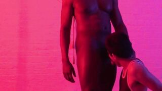 SayUncleNetwork.com - Huge ebony cock bare pounds young man's ass doggy style