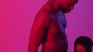SayUncleNetwork.com - Huge ebony cock bare pounds young man's ass doggy style