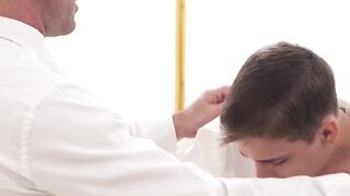 BoyMissionary.com - Mature elder's divine, sacred jack-off session with his young, de