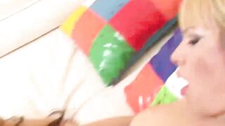 TransSteamy.com - Two adorable trannies, Carla and Mia, indulge in an awesome fuck se
