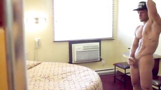 MaskXXX.com - Hot gay dude's amazing body loves jerking off his dick solo fun