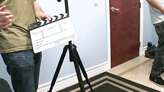 Porno babes fuck random old guys in a small room and love it