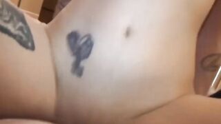 Natural brunette babe with small tits Luna Wolf POV fucked