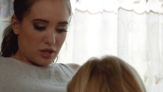 Sensual young dykes rub and eat their dripping wet pussies