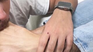 Horny Dan Edwards gave an erotic foot worshiped to handsome Cyrus