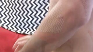 Big dicked amateur fucks chick while she sucks another dick
