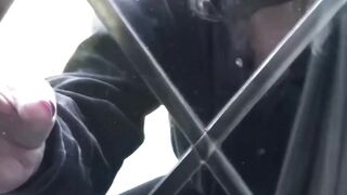 MatureLacey.com - Lesbian girl stretches granny's pussy with a huge dildo and toys