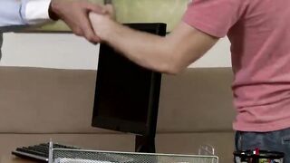 MaleIcons.com - Counselor Brent encourages Doug by banging his tight hole with passio