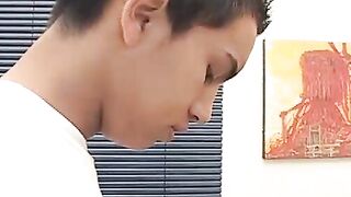 Twink dudes get very horny after blowjobs are finished
