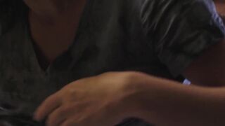 TSSexual.com - Janie Blade's warm sticky cum swallow in a wild scene
