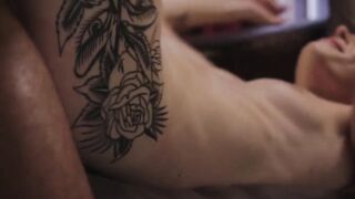 TSSexual.com - Janie Blade's warm sticky cum swallow in a wild scene