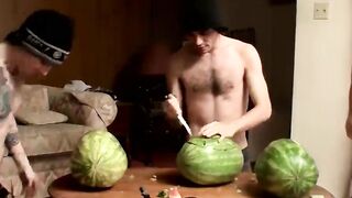 Three twinks stopped by for a hot shared jack off shoot