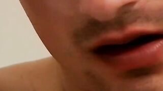 Passionate dick jacking and chainsmoking in the tub by gorgeous Marek