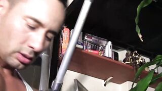Cute twink Max Henry surrendered his rounded ass in a wild anal fucking session with
