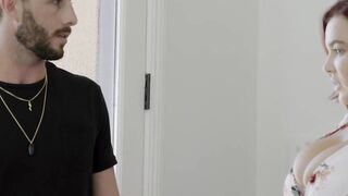 Big tits Natasha Nice takes a facial after deep anal fucking