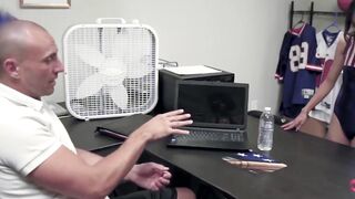 TinyAsianPussy.com - Young Asian Jasmine Grey begs for big cock rough school fucking