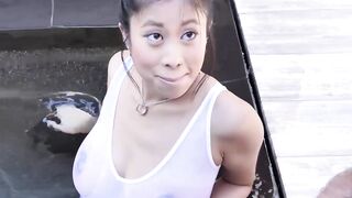 TinyAsianPussy.com - Tempting 18yo Jade Kush has wet Asian pussy hammered deep in poo