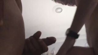 Young stud gets played and teased by a group of hunks
