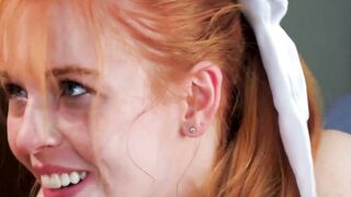 Redhead Madi Collins squirts with stepmom Charlie Phoenix