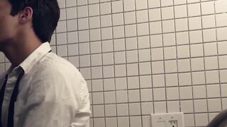 SayUncleNetwork.com - Two Mormon twinks raw fuck secretly in the bathroom