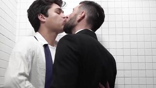 SayUncleNetwork.com - Two Mormon twinks raw fuck secretly in the bathroom