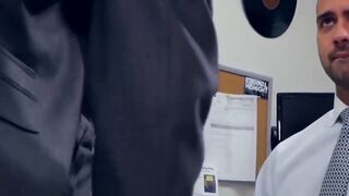 PlayingMen.com - Classy men Salvador Mendoza and Robbie Rojo fuck hard with intense d