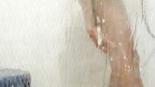 Sensual teasing by beautiful teen with smooth brown skin