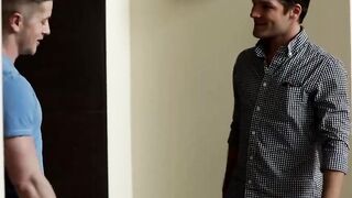 RawNextDoor.com - Horny and cock hungry hunk Bridger Watts ass pounded hard by cute f