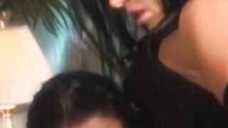 BDSM brunette Cherokee drills with dildo ebony babes pussy