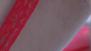 Two grannies in lingerie threesome fucked and cum sprayed