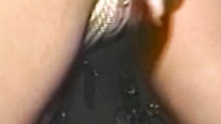 Busty lesbian gets submissive for a spanking by a femdom