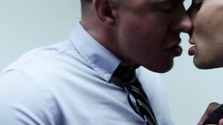 DisruptiveMovie.com - Muscular Daddy JJ Knight slams twink Jim Fitt in the office res