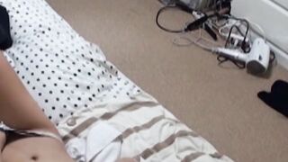 Beautiful Japanese lady filmed masturbating with hidden cam
