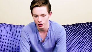 BoyObsession.com - Nico Michaelson's adorable twink guy wanking it off hard