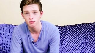 BoyObsession.com - Nico Michaelson's adorable twink guy wanking it off hard
