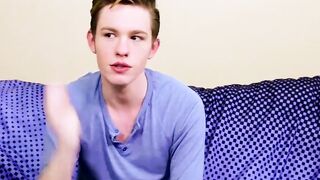 BoyObsession.com - Nico Michaelson's adorable twink guy wanking it off hard