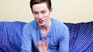 BoyObsession.com - Nico Michaelson's adorable twink guy wanking it off hard