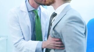 Doctor Franky Fox drilled doggystyle after blowing patient